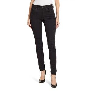 G-STAR RAW 5622 High Skinny Jeans In Rinsed Black 280$ Size 29 fits smaller